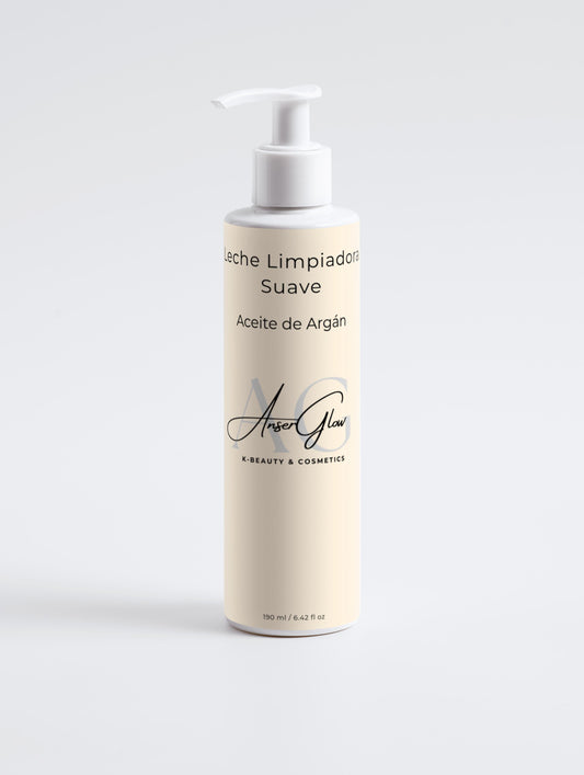 Leche Limpiadora Suave. Aceite de Argán