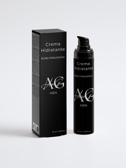 Crema Hidratante. Ácido Hialurónico. Para Hombres
