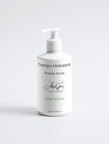 Champú Hidratante. Puntas Secas. Jugo de Aloe