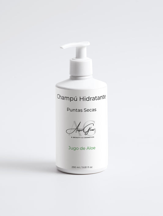 Champú Hidratante. Puntas Secas. Jugo de Aloe